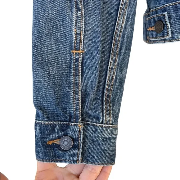 Levis NBA San Antonio Spurs
Womens Denim Trucker Jacket Jean
Size L large used - Picture 11 of 13